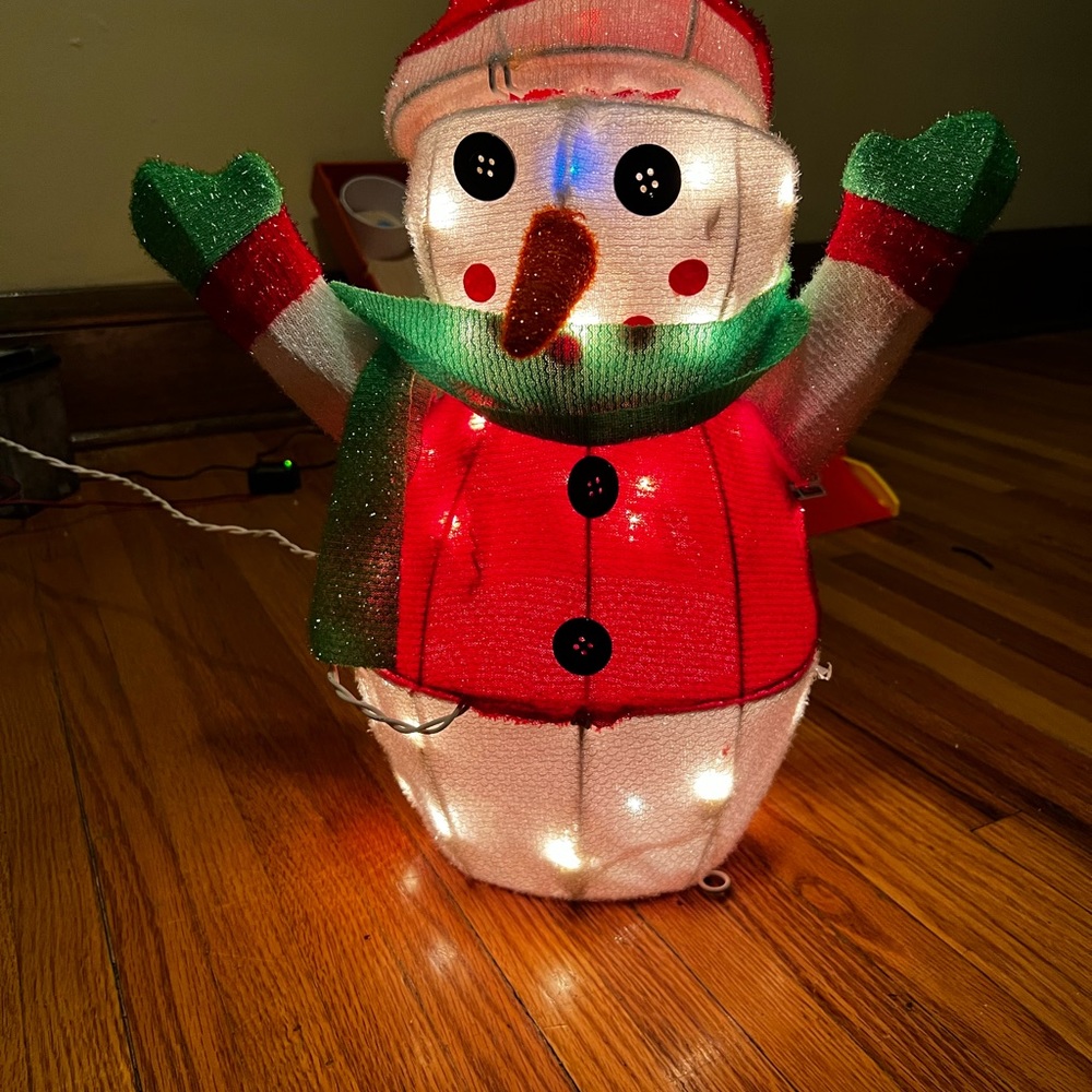 Illuminated Snowman